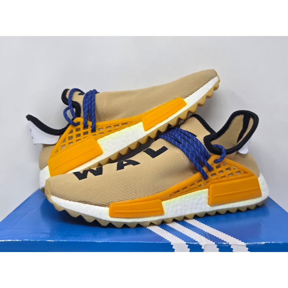 Adidas Human Race NMD Trail Pharrell PALE NUDE AC7361 Size 10.5 WORN